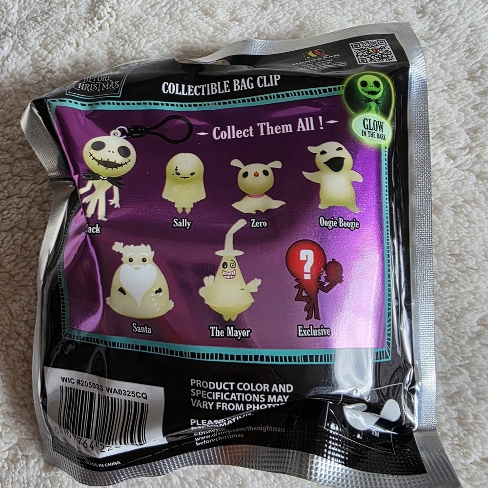 Disney Glow-in-the-Dark Collectible Bag Clip